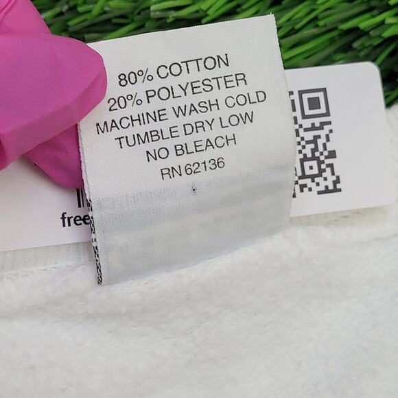 Vintage 90s GUESS USA Sweatshirt Womens Large 23x24 White - Picture 12 of 16